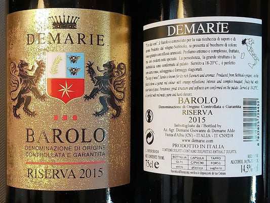 Barolo Riserva 2015 - Auguri