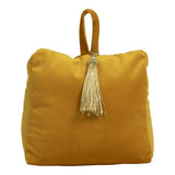 Fluwelen deurstoppers met kwast. - Auguri decoratie & geschenken